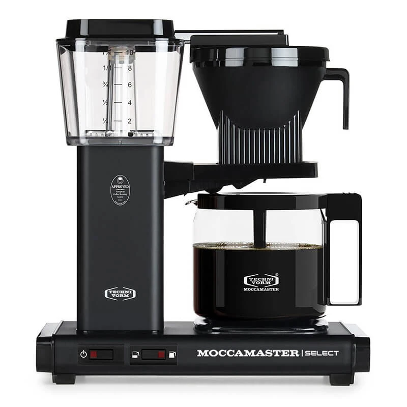 Moccamaster KBG Kaffeemaschine Select Matt Schwarz 1 Moccamaster KBG Kaffeemaschine Select Matt Schwarz