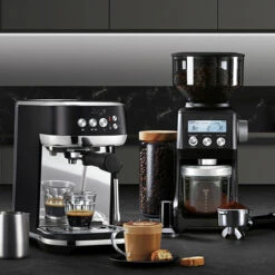 Sage The Smart Grinder Pro Matt Schwarz -Kaffeeserie Geschäft 104619 104619 sage the smart grinder pro matt schwarz mood