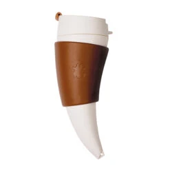 Kaffeeserie Geschäft 15 Goat Mug Echtes Leder Braun 470 Ml