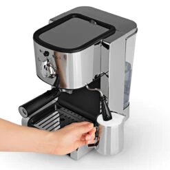 Espresso Perfect Chromfarben -Kaffeeserie Geschäft 105203 105203 beem espresso perfect chromfarben aufschaeumen