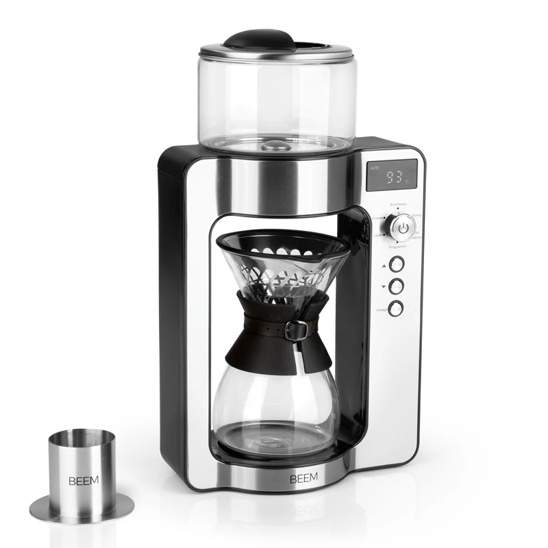 Pour Over Filterkaffeemaschine + Waage Edelstahl Schwarz 2 Pour Over Filterkaffeemaschine + Waage Edelstahl Schwarz – Bild 2