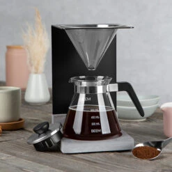 Kaffeebereiter Set Pour Over Beton 6 Kaffeebereiter Set Pour Over Beton -Kaffeeserie Geschäft 105207 105207 beem kaffeebereiter set pour over beton moodkueche