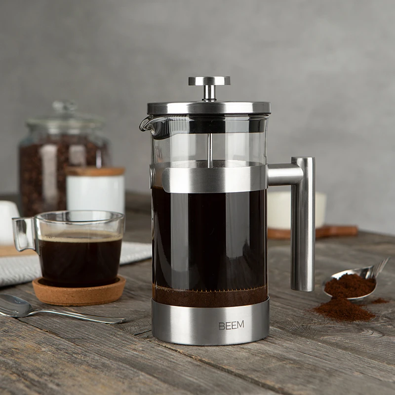 French Press 1000 Ml Edelstahl 3 French Press 1000 Ml Edelstahl – Bild 3