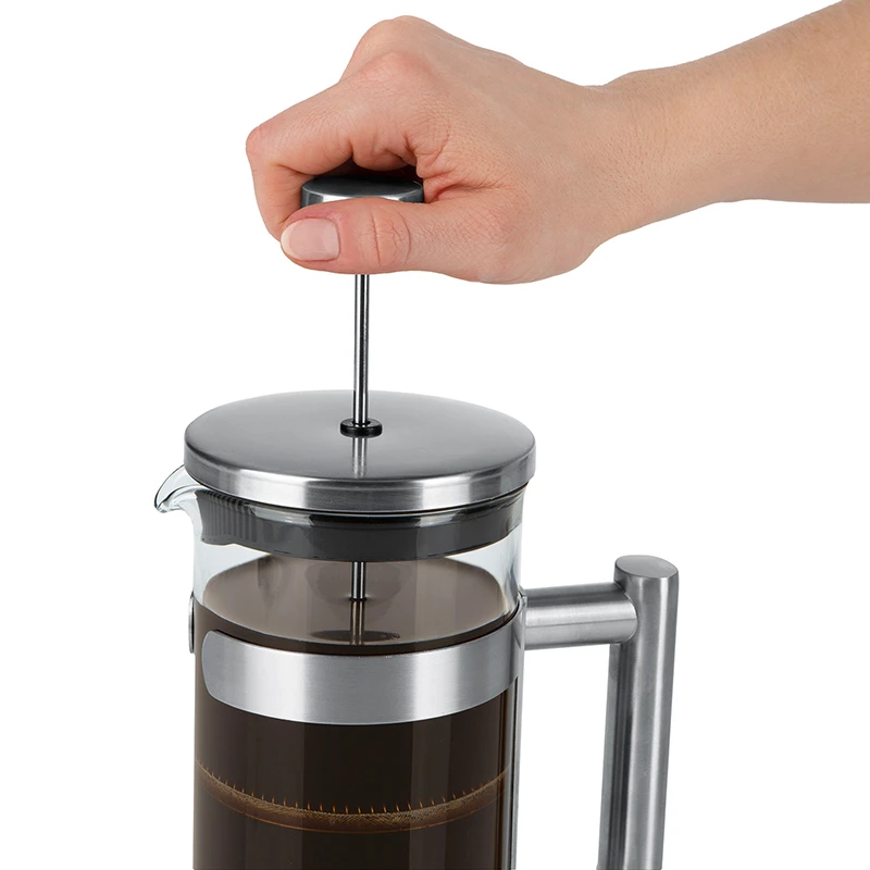 French Press 1000 Ml Edelstahl 2 French Press 1000 Ml Edelstahl – Bild 2