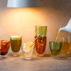 Stack Thermo Glass 200 Ml Semi-Green 5 Stack Thermo Glass 200 Ml Semi-Green -Kaffeeserie Geschäft 105413 105413 carl henkel stack thermo glass 200 ml semi green mood