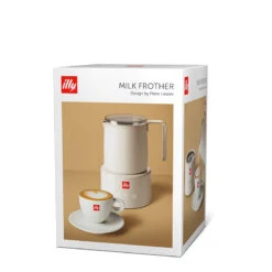 Illy Milchaufschäumer weiss -Kaffeeserie Geschäft 105712 105712 illy milchaufschaeumer weiss karton